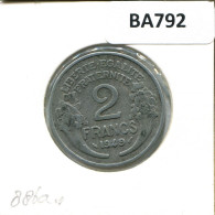 2 FRANCS 1949 FRANCIA FRANCE Moneda #BA792.E.A - 2 Francs