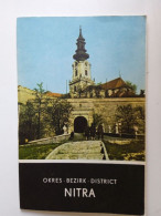 D203053    Czechoslovakia - Tourism Brochure - Slovakia  - NITRA     Ca 1960 - Reiseprospekte