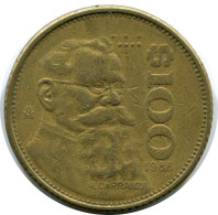 100 PESOS 1988 MEXICO Moneda #AH525.5.E.A - México