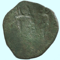 Auténtico Original Antiguo BYZANTINE IMPERIO Trachy Moneda 1.8g/21mm #AG627.4.E.A - Byzantium