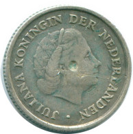 1/10 GULDEN 1962 NETHERLANDS ANTILLES SILVER Colonial Coin #NL12406.3.U.A - Antillas Neerlandesas