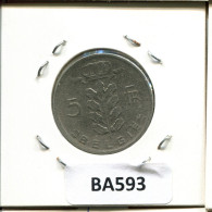 5 FRANCS 1965 DUTCH Text BÉLGICA BELGIUM Moneda #BA593.E.A - 5 Frank