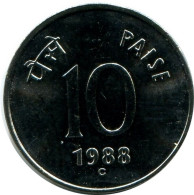 10 PAISE 1988 INDIA UNC Coin #M10105.U.A - India