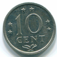 10 CENTS 1971 ANTILLAS NEERLANDESAS Nickel Colonial Moneda #S13409.E.A - Antillas Neerlandesas
