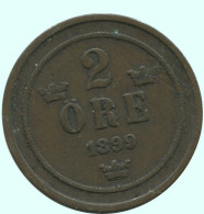 2 ORE 1899 SUECIA SWEDEN Moneda #AC865.2.E.A - Sweden