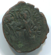 Auténtico Original Antiguo BYZANTINE IMPERIO Moneda 2.6g/18mm #ANT1402.27.E.A - Bizantinas