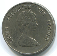25 CENTS 1981 EAST CARIBBEAN Coin #WW1182.U.A - Caraibi Orientali (Stati Dei)