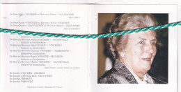 Maria Zulma Vinckier-Termote-Vervaeke, Moorslede 1912, Izegem 2001. Foto - Obituary Notices
