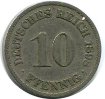 10 PFENNIG 1898 A ALLEMAGNE Pièce GERMANY #DB302.F.A - 10 Pfennig
