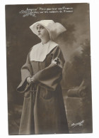 CPA Avec Texte écrite En 1915 - Sœur Infirmière Croix Rouge Qui Prie Pour Les Soldats De France - Edit. Revanche - Guerre 1914-18