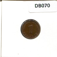 1 PFENNIG 1982 D WEST & UNIFIED GERMANY Coin #DB070.U.A - 1 Pfennig