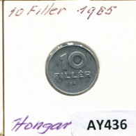 10 FILLER 1985 HUNGARY Coin #AY436.U.A - Hungría