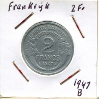 2 FRANCS 1947 B FRANCE Pièce Française #AM601.F.A - 2 Francs