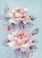 FLOWERS Vintage Postcard CPSM #PAS034.A - Fiori