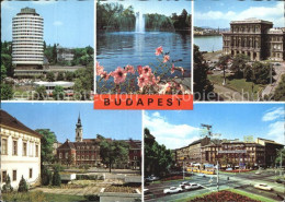 72583793 Budapest Teilansichten Hochhaus Fontaene Gebaeude Platz Budapest - Hongrie