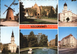 72583791 Kecskemet Windmuehle Schloss Kirche Wasserspiele Kecskemet - Hongarije