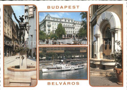 72583774 Budapest Belvaros Brunnen Platz Donau Dampfer Budapest - Hongrie