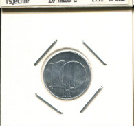10 HALERU 1991 CZECHOSLOVAKIA Coin #AS539.U.A - Checoslovaquia