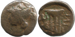 TRIPOD Antike Authentische Original GRIECHISCHE Münze 0.9g/10mm #SAV1349.11.D.A - Greek