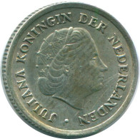 1/10 GULDEN 1966 NIEDERLÄNDISCHE ANTILLEN SILBER Koloniale Münze #NL12768.3.D.A - Niederländische Antillen
