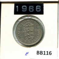 SHILLING 1966 UK GRANDE-BRETAGNE GREAT BRITAIN Pièce #BB116.F.A - I. 1 Shilling