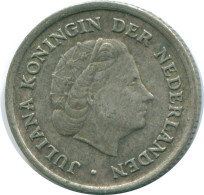 1/10 GULDEN 1970 ANTILLAS NEERLANDESAS PLATA Colonial Moneda #NL13049.3.E.A - Antilles Néerlandaises