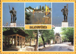 72583754 Balatonfuered Denkmal Statue Pavillon Windsurfen Am Plattensee Ungarn - Hungary