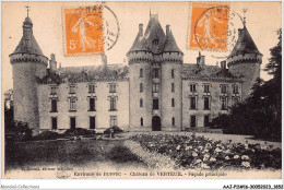 AAJP11-16-0889 - Environs RUFFEC - Château De VERTEUI - Façade Principale - Ruffec
