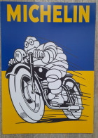 MICHELIN - BIBENDUM MOTO - AFFICHE POSTER - Motorräder