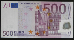 RARE BILLET 500 EURO DUISENBERG GRECE/GREECE Y R005G4 NEUF/UNC - 500 Euro