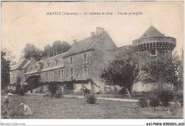 AAJP9-16-0774 - MANSLE - Le Château De Goué - Façade Principale - Mansle