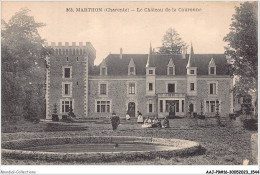 AAJP9-16-0735 - MARTHON - Le Château De LA COURONNE - Angouleme
