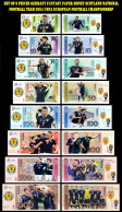 UEFA European Football Championship 2024 Qualified Country Scotland  8 Pieces Germany Fantasy Paper Money - [15] Commemorativi & Emissioni Speciali Collezionisti