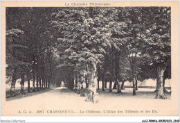 AAJP8-16-0637 - CHASSENEUIL - Le Château - L'Allée Des Tilleuls Et Les Ifs - Autres & Non Classés