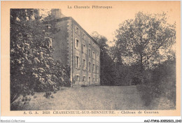 AAJP7-16-0634 - CHASSENEUIL-SUR-BONNIEURE - Château De Goursac - Autres & Non Classés