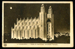1046 - MAROC - CASABLANCA - L'Eglise Du Sacré Coeur - Casablanca