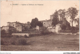 AAJP7-16-0615 - MANOT - Eglise Et Château De Fénelon - Autres & Non Classés