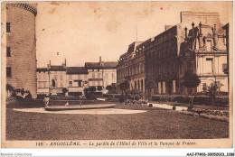 AAJP7-16-0606 - ANGOULEME - Le Jardin De L'Hotel De Ville Et La Banque De France - Angouleme