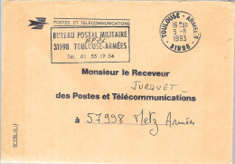 P287 - LETTRE DE TOULOUSE ARMEES DU 05/08/93 POUR METZ ARMEES - BPM 31998 - Lettres & Documents