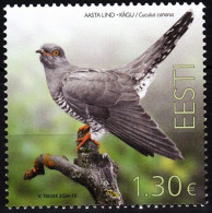 ESTONIA 2024-08 FAUNA Animals: Bird Of The Year - Cuckoo, MNH - Koekoeken En Toerako's
