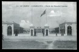 1047 - MAROC - CASABLANCA - Entrée Des Nouvelles Casernes - Casablanca