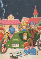 ENGEL WEIHNACHTSFERIEN Feiern & Feste Vintage Ansichtskarte Postkarte CPSM #PAG882.A - Engelen