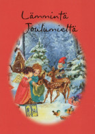 ANGELO Buon Anno Natale Vintage Cartolina CPSM #PAG865.A - Engelen