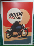 MOTO CLUB - AFFICHE POSTER - Moto