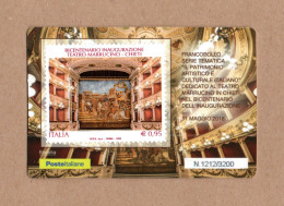 ITALIA - Tessera Filatelica : Teatro Marrucino - Chieti   11.05.2018 - Tarjetas Filatélicas