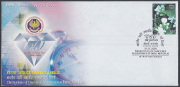 Inde India 2008 Special Cover ICAI, The Institute Of Chartered Accountants Of, Accountancy, Diamond, Pictorial Postmark - Brieven En Documenten