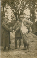 CARTE PHOTO  GROUPE DE MILITAIRES - Guerre 1914-18