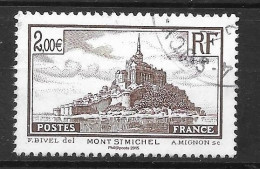Les Trésors De La Philatélie 2015 - Feuille 5 - Mont Saint-Michel- 2,00 Braun - Gebruikt