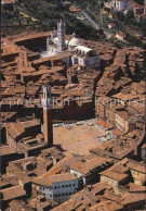 72583115 Siena Piazza Del Campo Torre Del Mangia Cattedrale Veduta Aerea Siena - Autres & Non Classés