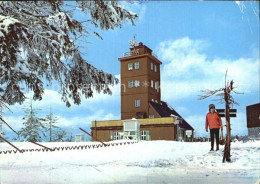 72583088 Oberwiesenthal Erzgebirge Wetterwarte Auf Dem Fichtelberg Im Winter Obe - Oberwiesenthal